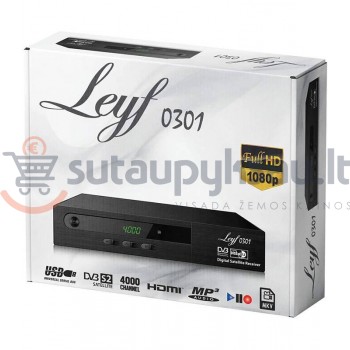 LEYF 0301 palydovinis TV imtuvas, Full HD DVB-S2